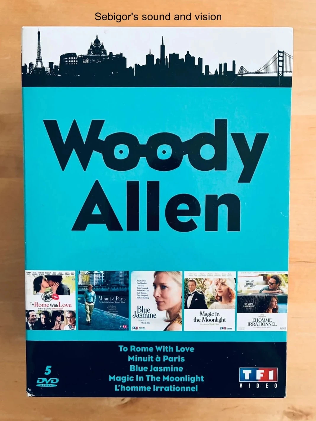 Coffret 5 DVD Woody Allen.